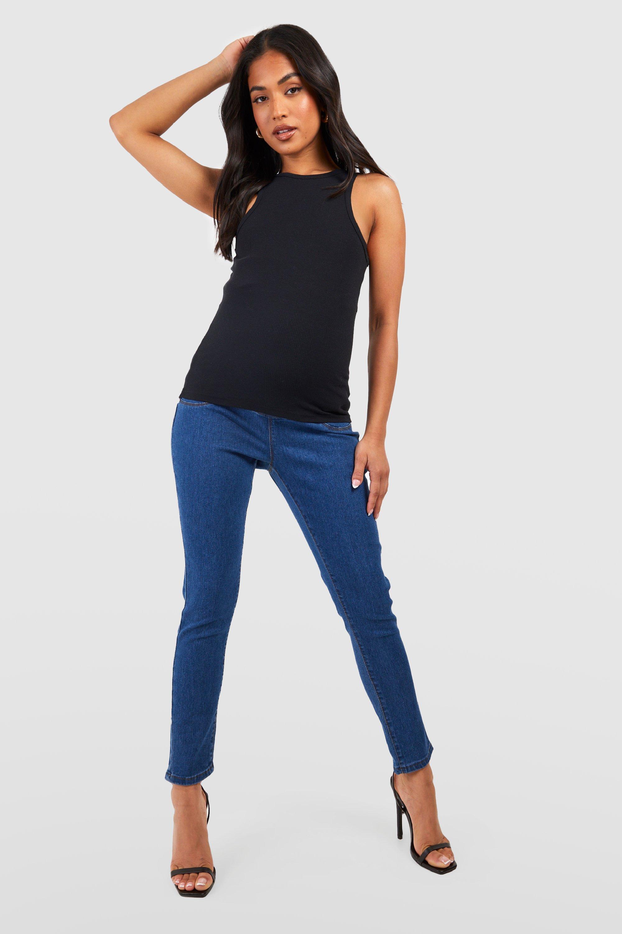 Maternity Petite Basic Jeggings boohoo IE